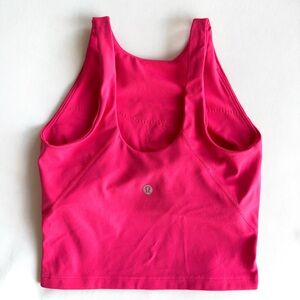 Lululemon Align High neck tank top size 2 bright pink